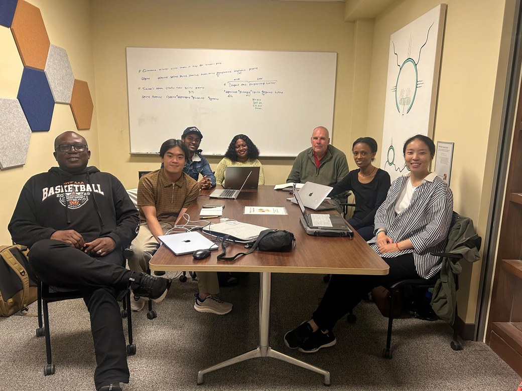 Members of the Emole Futures Initiative and Queen's University PhD–Community Initiative project team during their inaugural meeting.